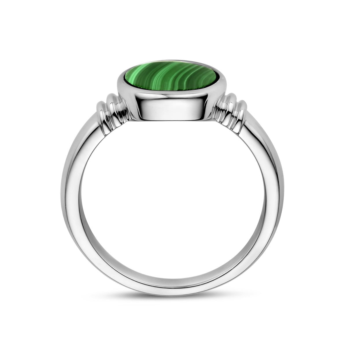 Fantasy Collection Ring malachiet zilver