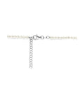 zilver gerhodineerd collier synth. parel 41 + 4 cm 1336905 - PansiteNederland.nl