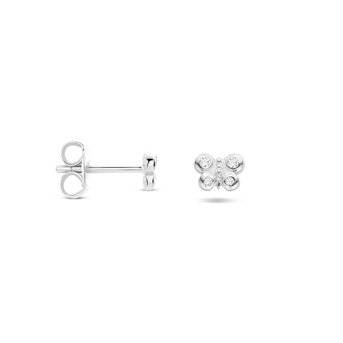 Fantasy Collection Oorbellen vlinder zirkonia zilver - PSN1336907