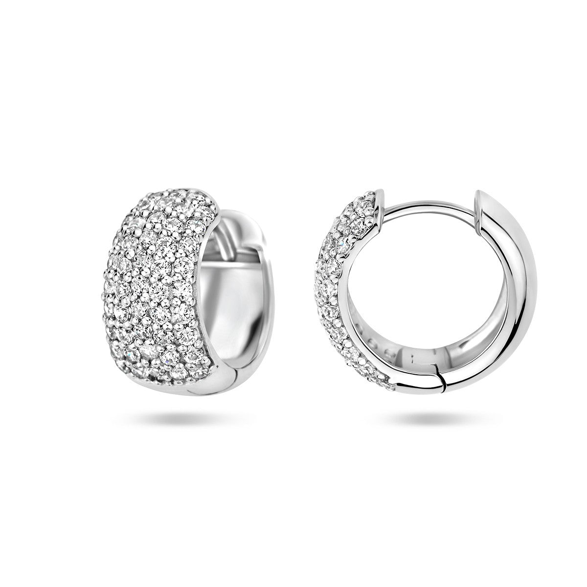 Fantasy Collection Oorbellen zirkonia zilver