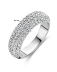 Gerhodineerd Zilver Ring Met Zirkonia 1336950 - PansiteNederland.nl