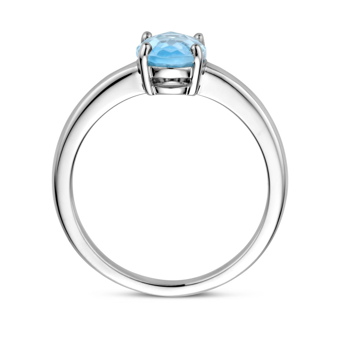 Fantasy Collection Ring blauw topaas zilver