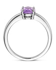 Gerhodineerd Zilver Ring Amethist 1336967 - PansiteNederland.nl