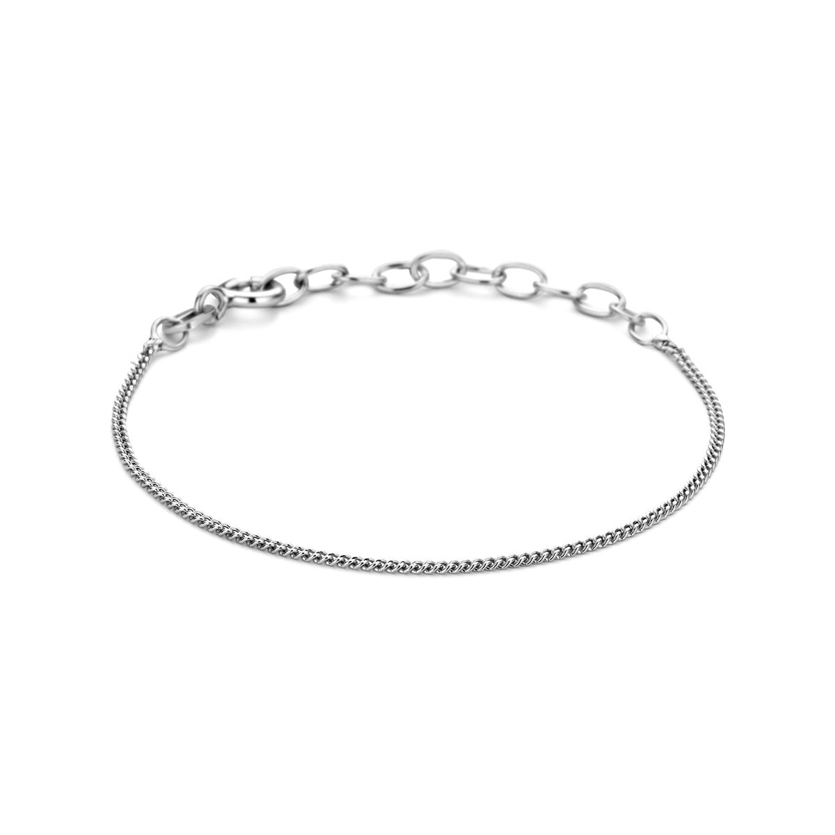 Fantasy Collection Armband geslepen gourmette zilver