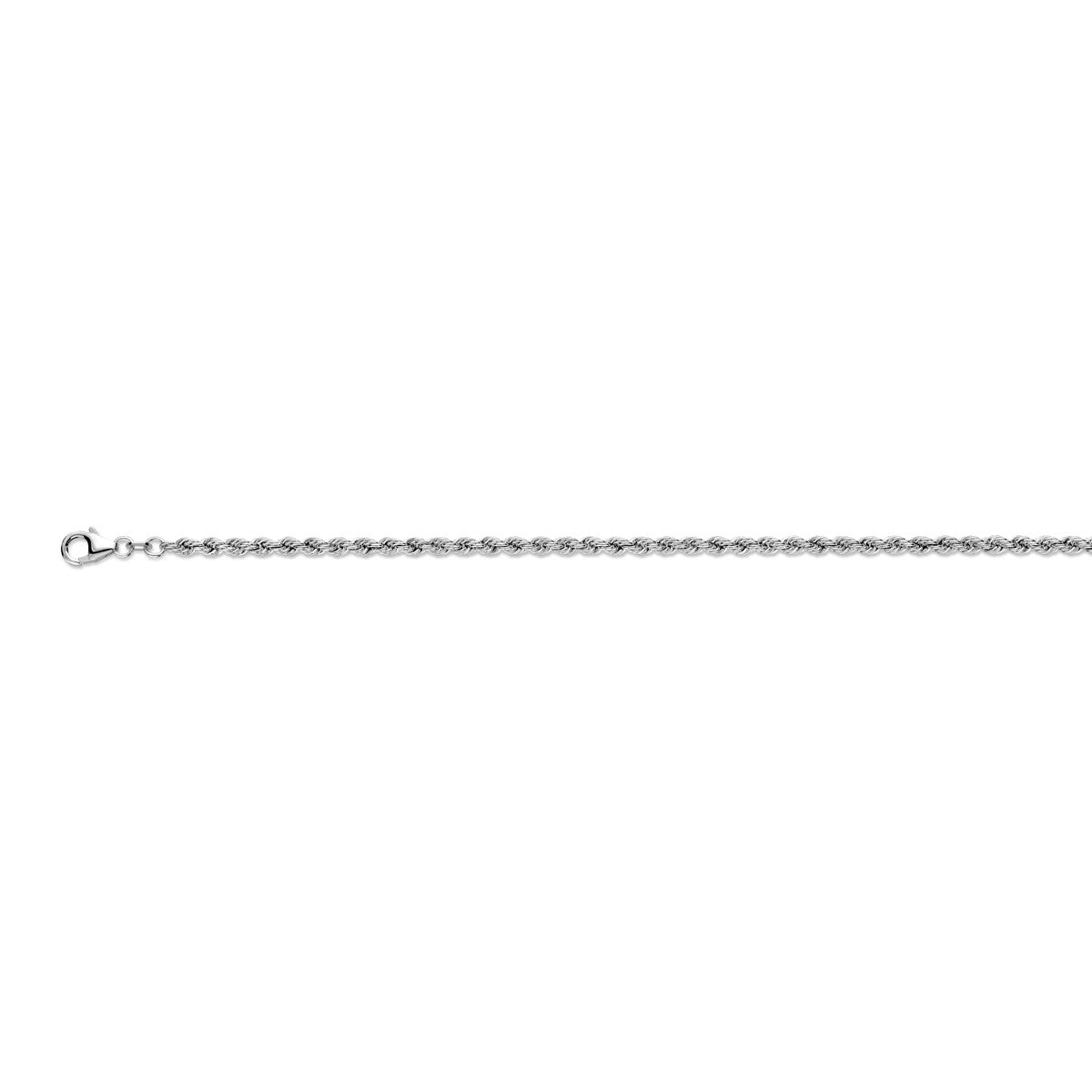 Fantasy Collection Armband koord massief 3,1 mm zilver