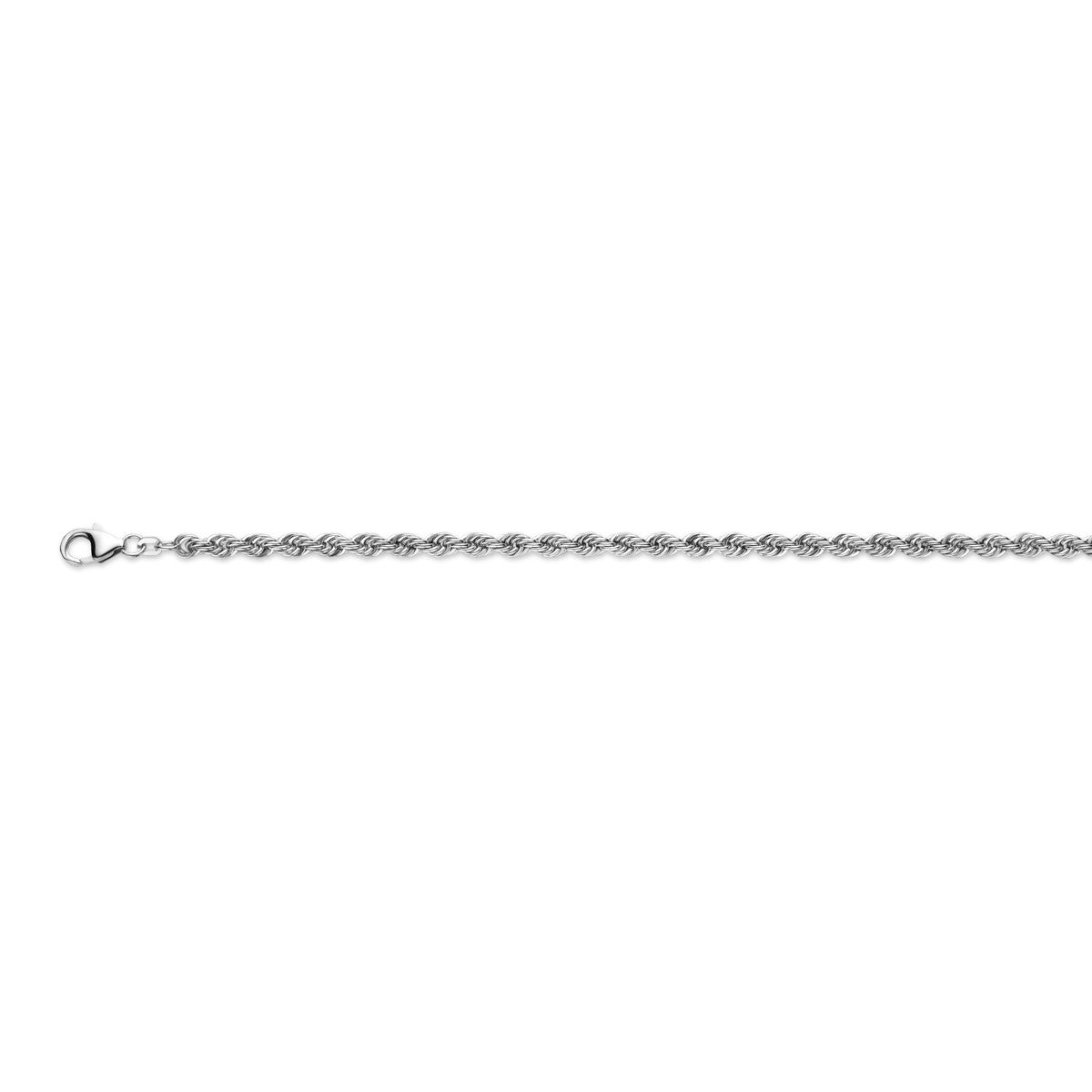 Fantasy Collection Armband koord massief 4,0 mm zilver
