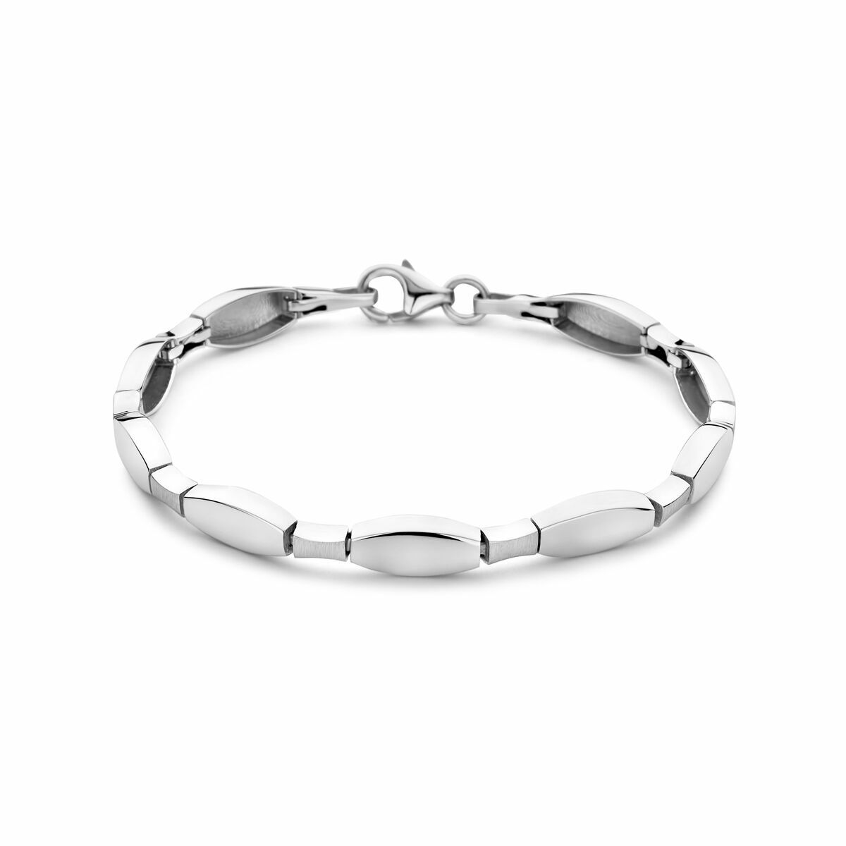 Fantasy Collection Armband choker 5,5 mm 18,5 cm poli/mat zilver