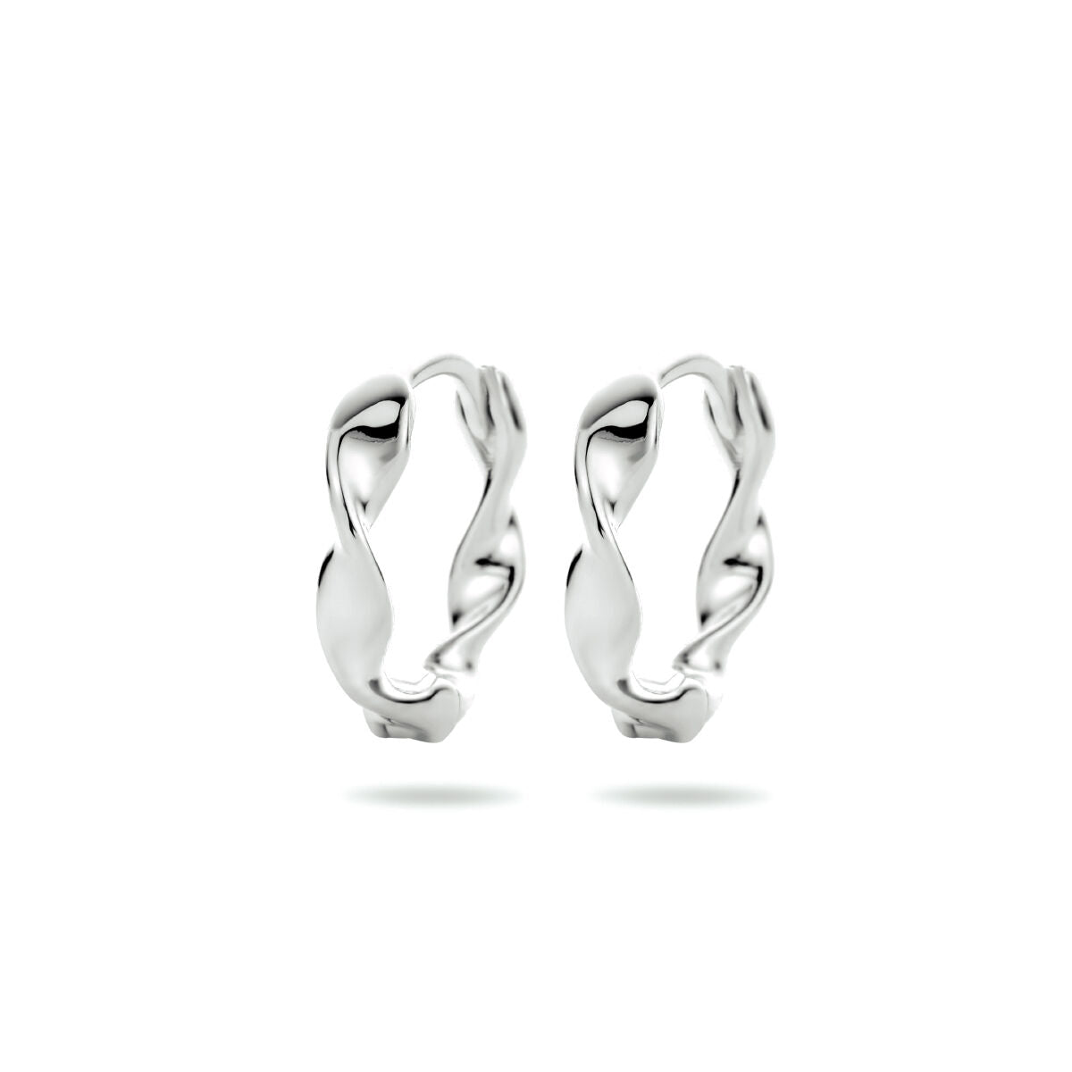 Fantasy Collection Oorbellen gedraaid zilver