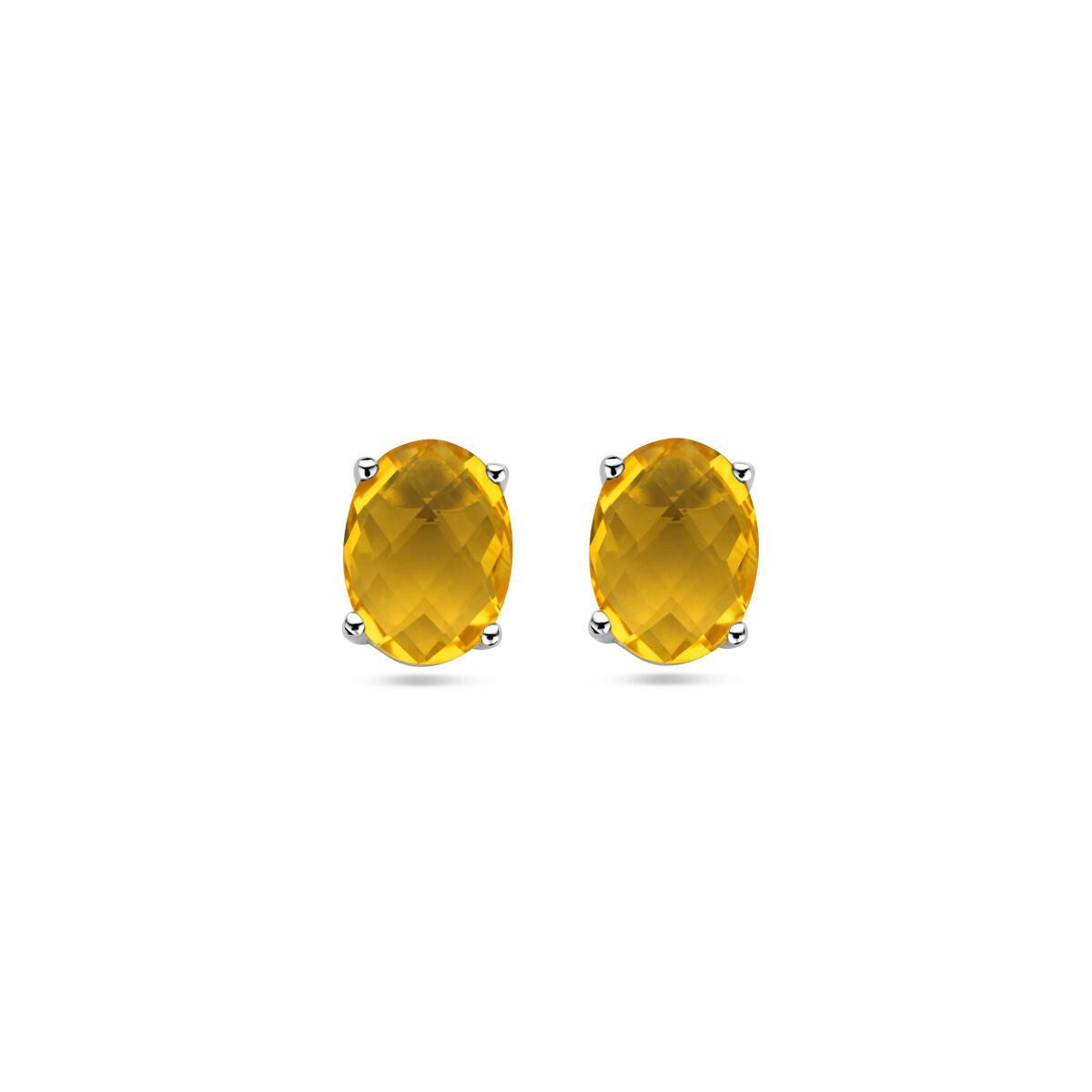 Fantasy Collection Oorbellen citrien zilver