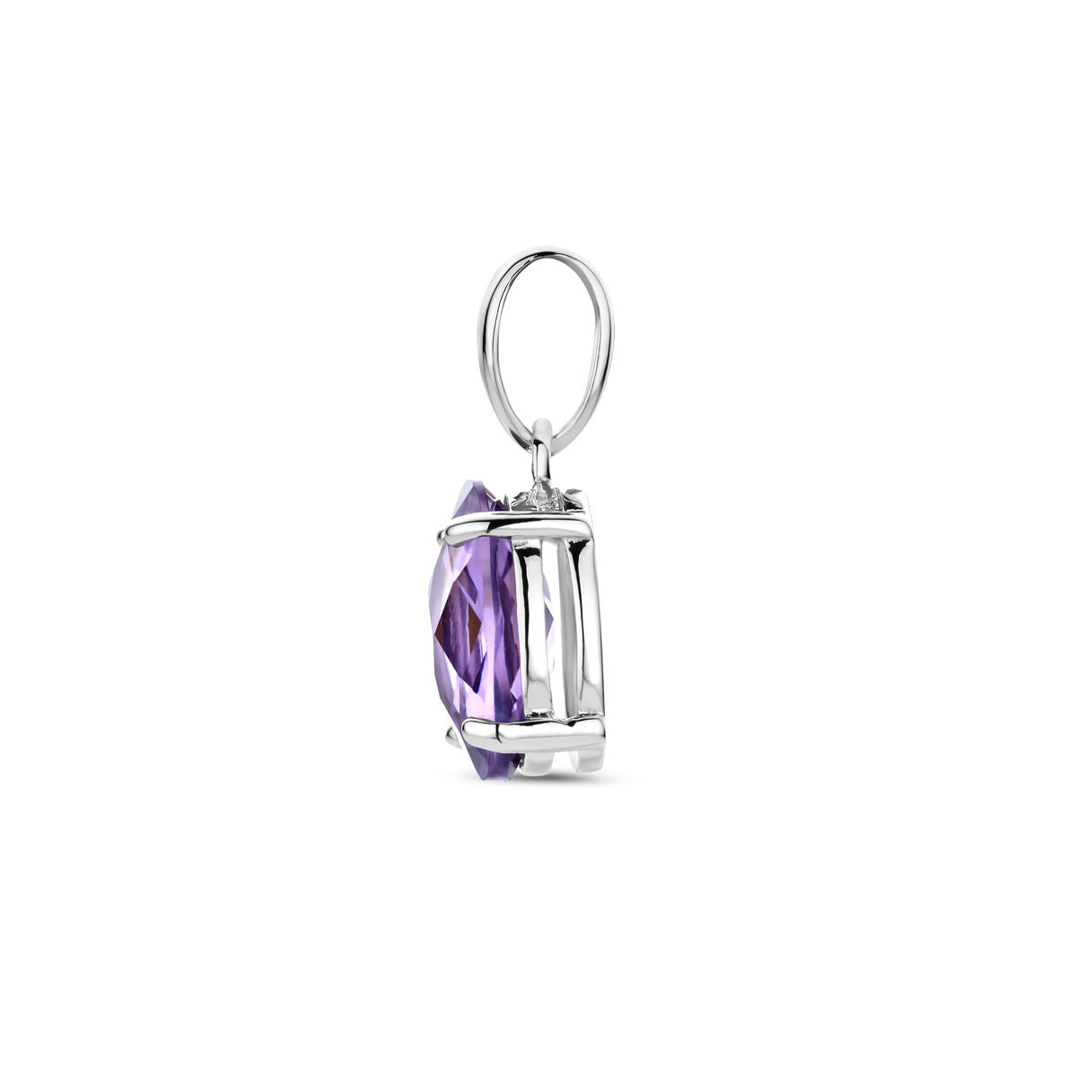 Fantasy Collection Hanger amethist zilver
