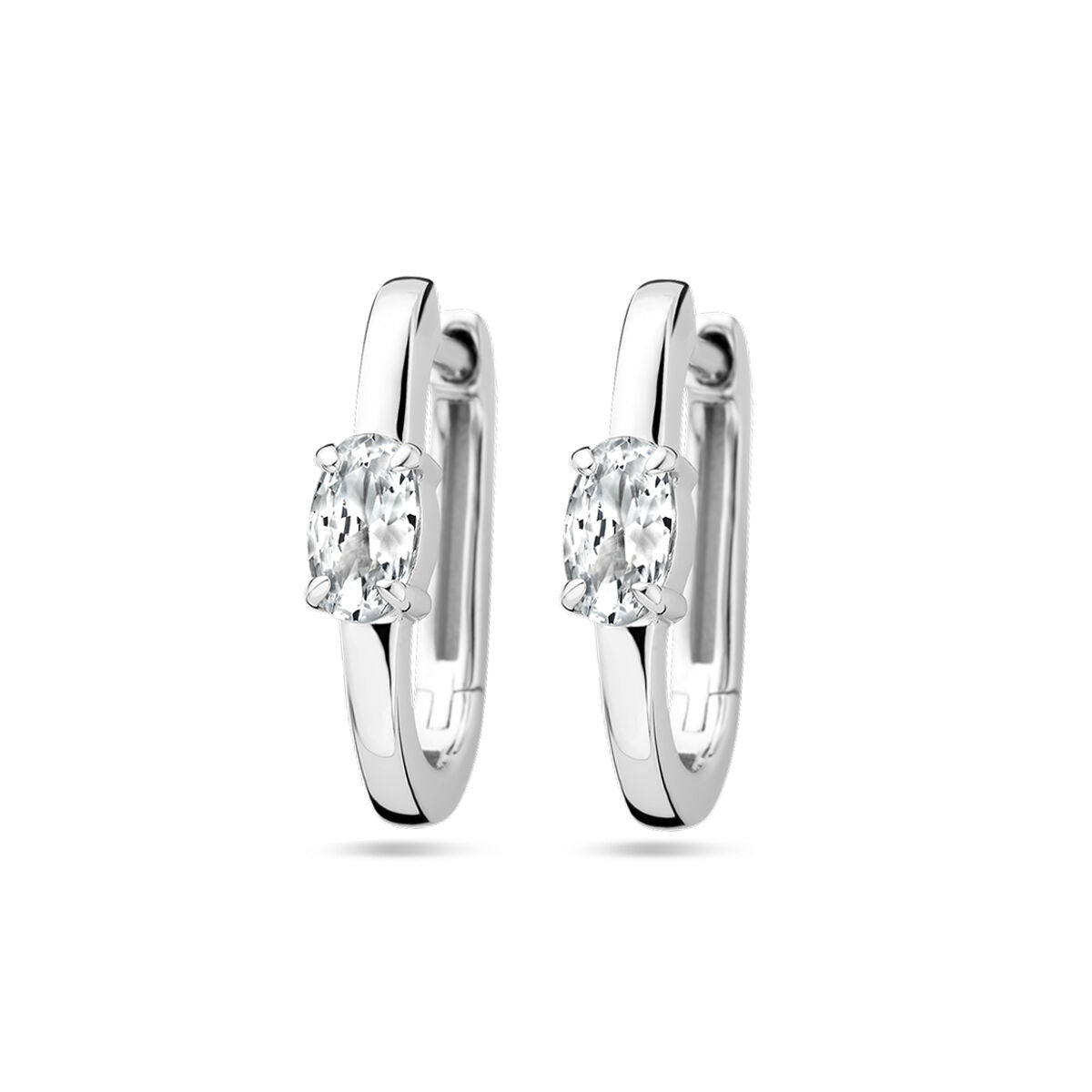 Fantasy Collection Oorbellen zirkonia zilver
