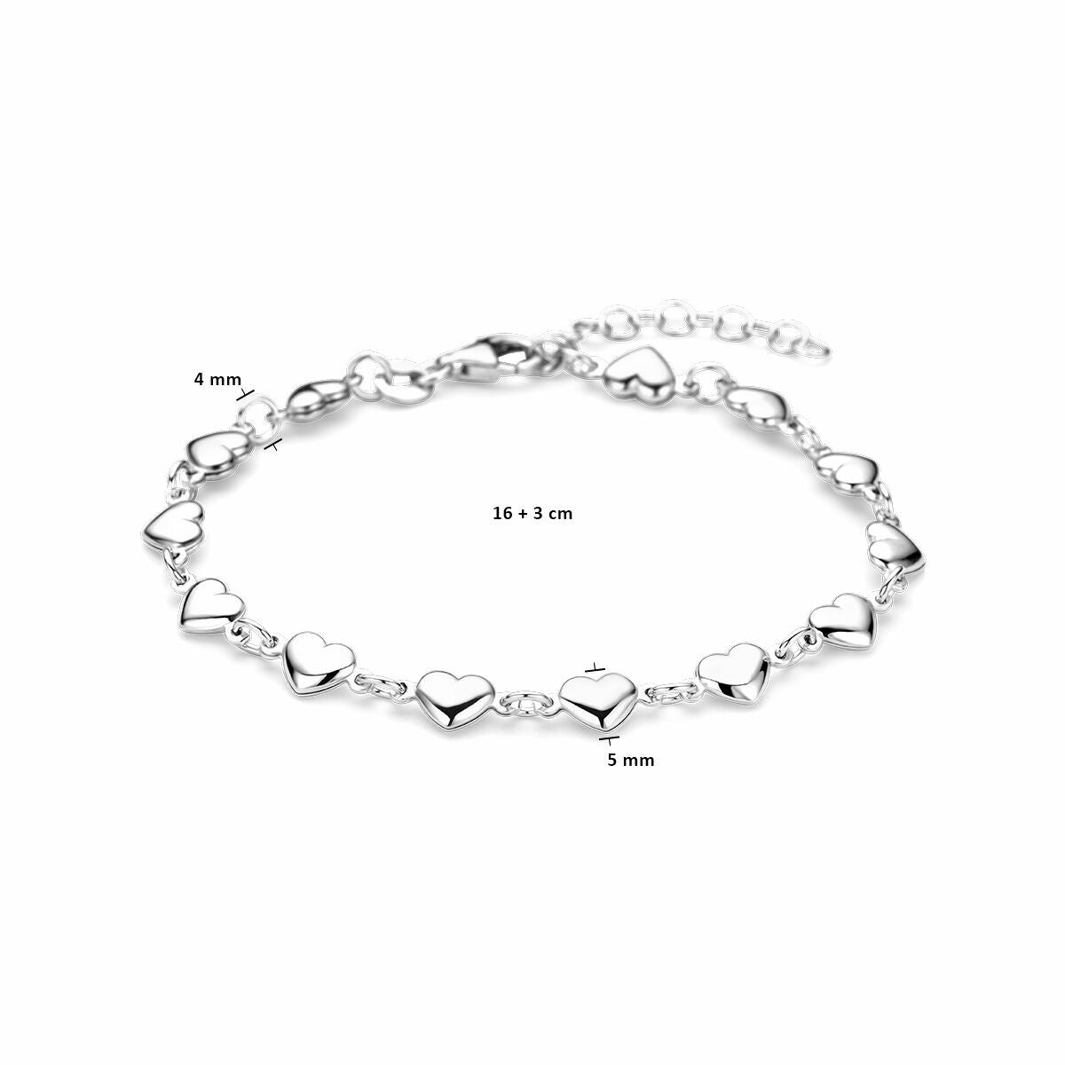 Fantasy Collection Armband fantasie schakel zilver