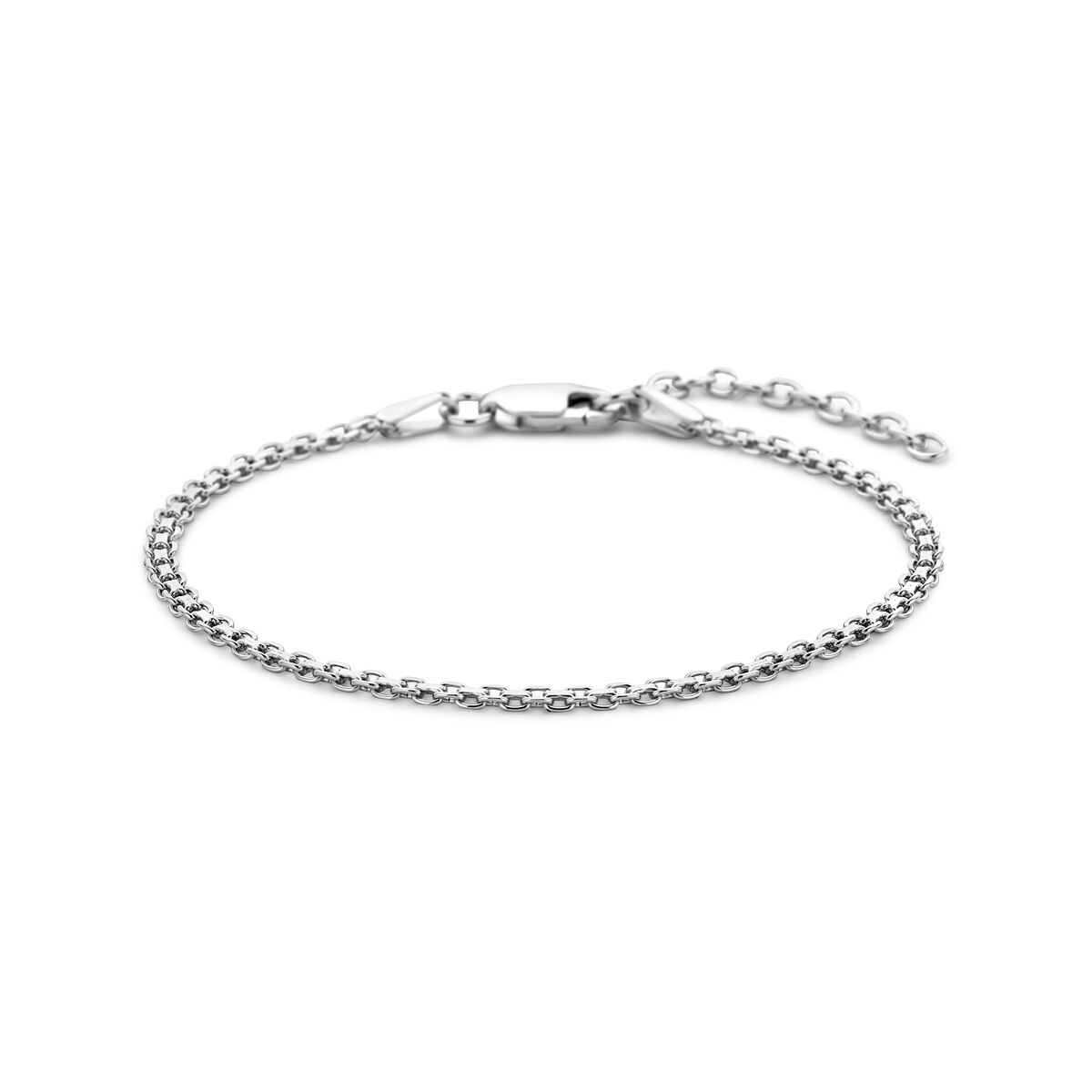 Fantasy Collection Armband bismarck 2,4 mm 16 + 3 cm zilver