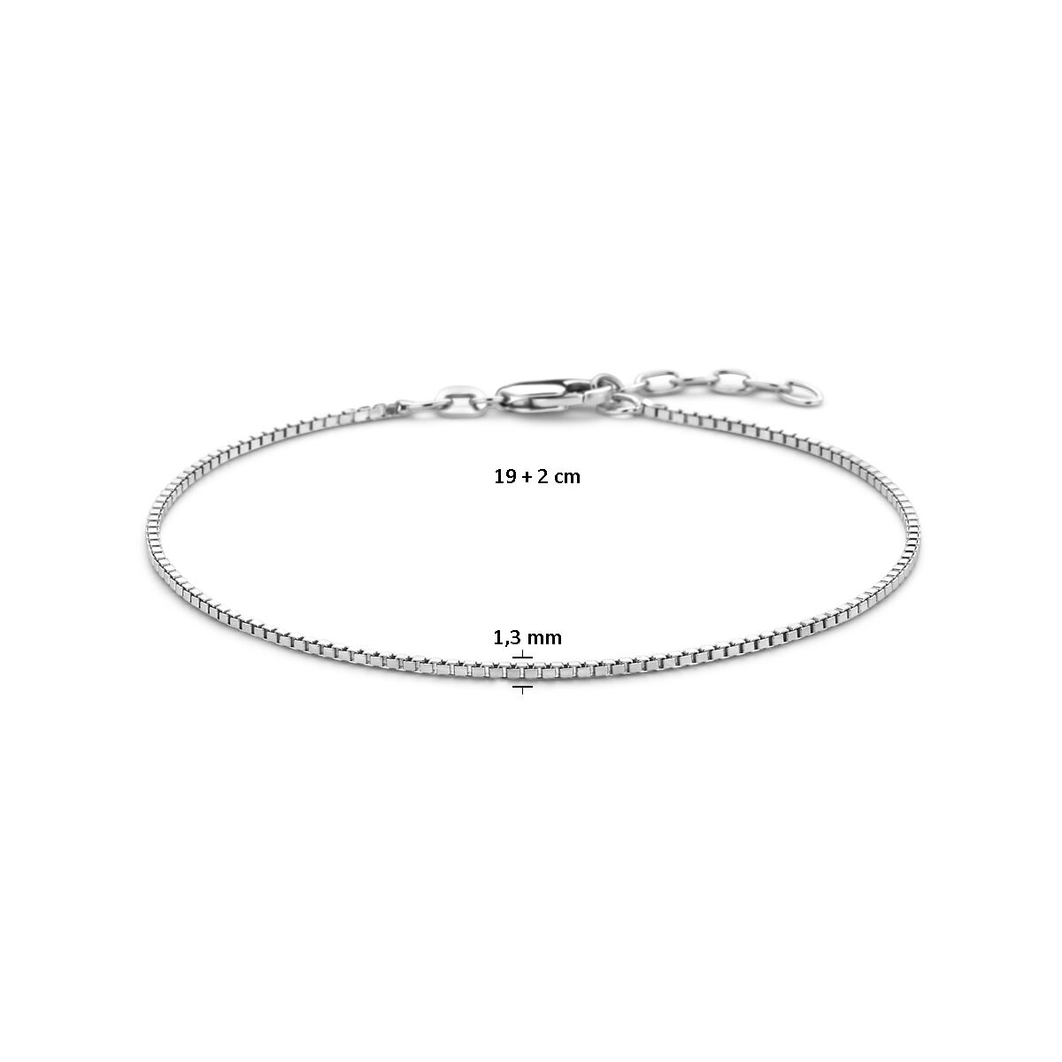 Fantasy Collection Armband venetiaans 1,2 mm zilver