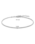 Zilver Gerhodineerd Armband Venetiaans 1,3 Mm 19 + 2 Cm (Heren Lengte) 1337791 - PansiteNederland.nl