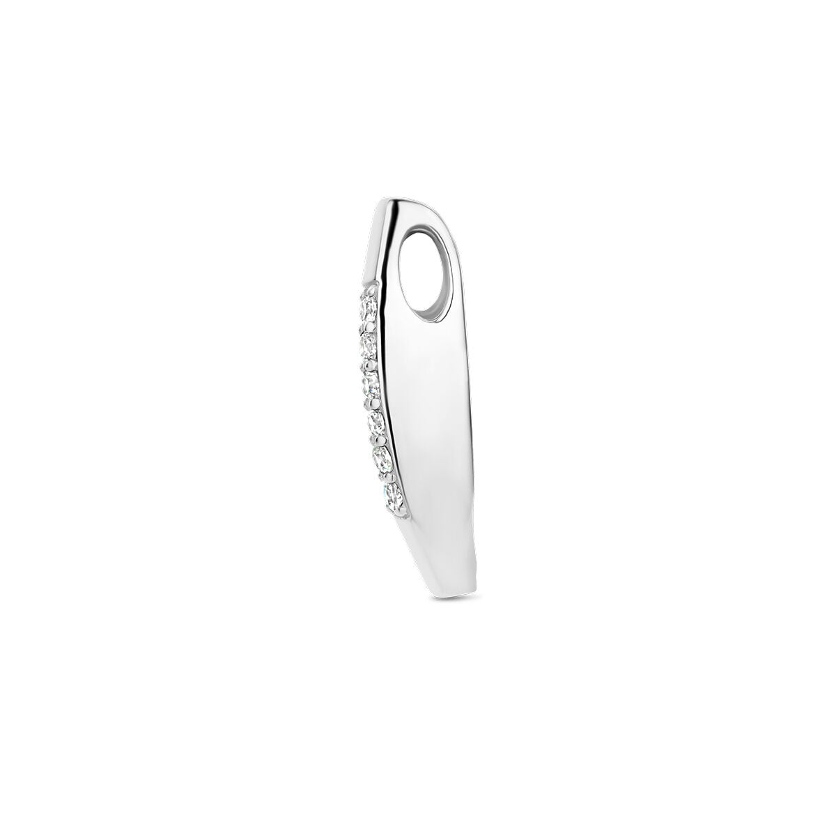 Fantasy Collection Hanger zirkonia gescratcht zilver