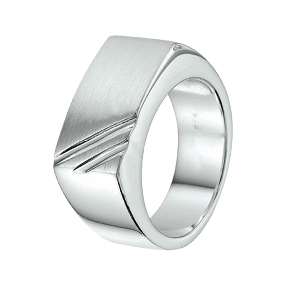 Fantasy Collection Ring poli/mat zilver