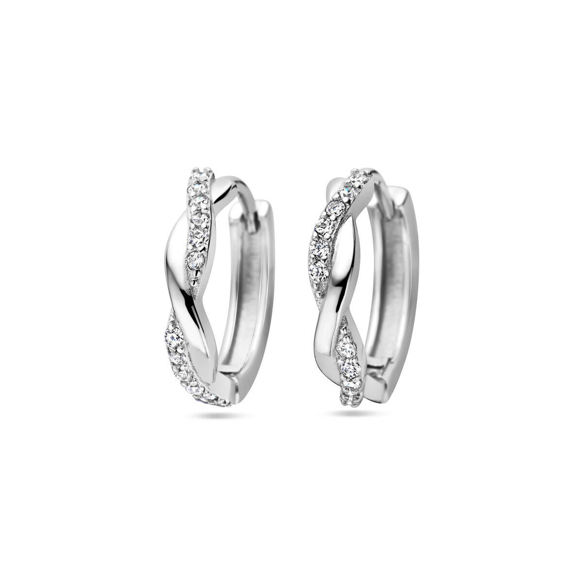 Fantasy Collection Oorbellen zirkonia zilver