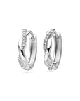 Zilveren klapoorringen zirkonia 1338054 - PansiteNederland.nl