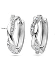 Zilveren klapoorringen zirkonia 1338054 - PansiteNederland.nl