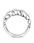 Gerhodineerd Zilver Ring Gedraaid 1338071 - PansiteNederland.nl