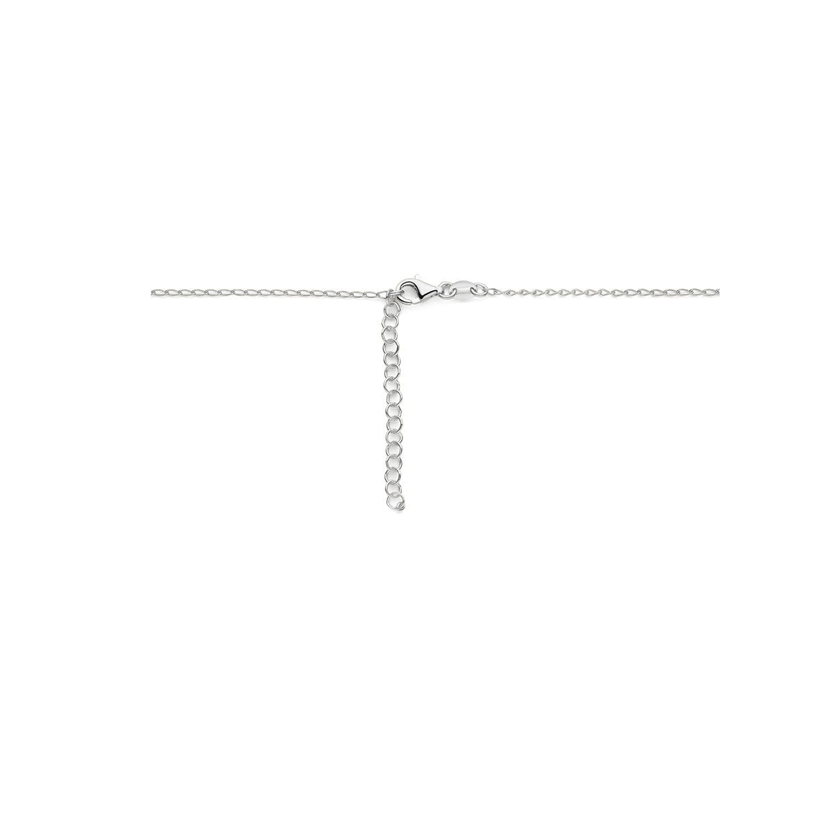 Fantasy Collection Collier hart en slot 41 + 4 cm zilver