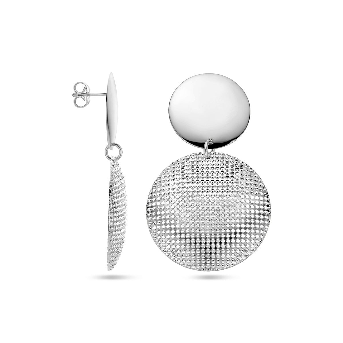 Fantasy Collection Hangende oorbellen zilver