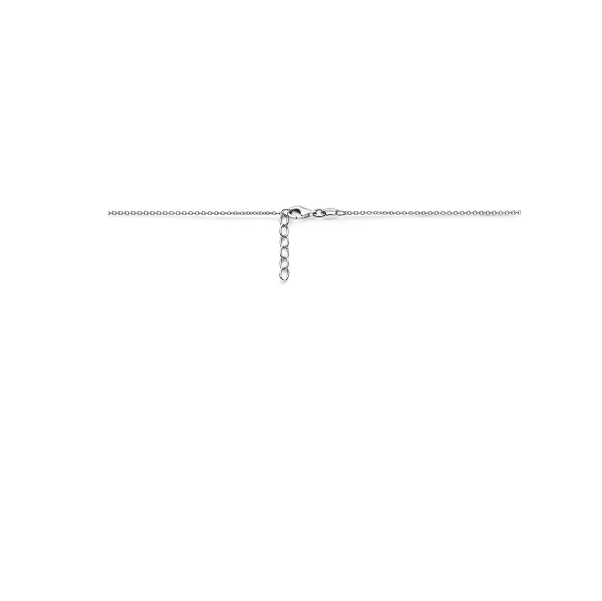 Fantasy Collection Collier hartjes 36 + 2 cm zilver