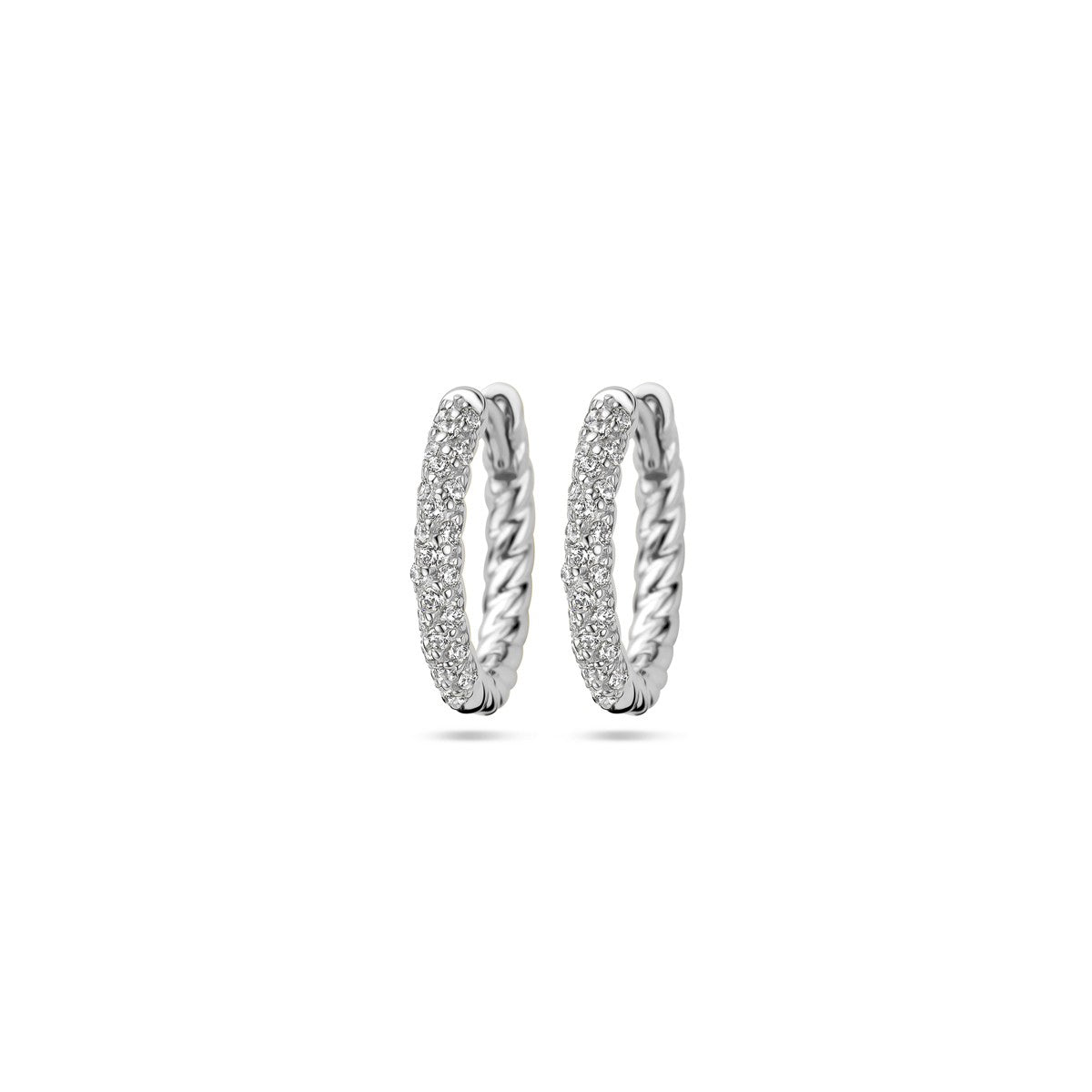 Fantasy Collection Oorbellen zirkonia zilver
