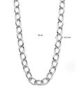 zilver gerhodineerd collier anker 11,5 mm 50 cm 1338250 - PansiteNederland.nl