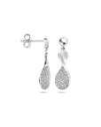 Zilver Gerhodineerd Oorhangers Zirkonia 1338261 - PansiteNederland.nl