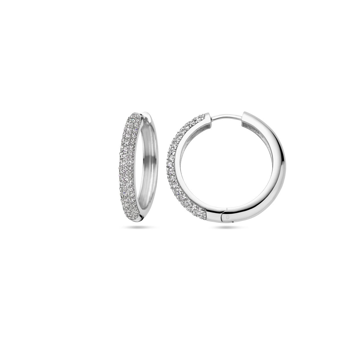 Fantasy Collection Oorbellen zirkonia zilver