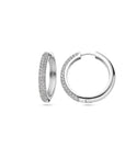 Zilveren Klapoorringen zirkonia - 1338324 - PansiteNederland.nl