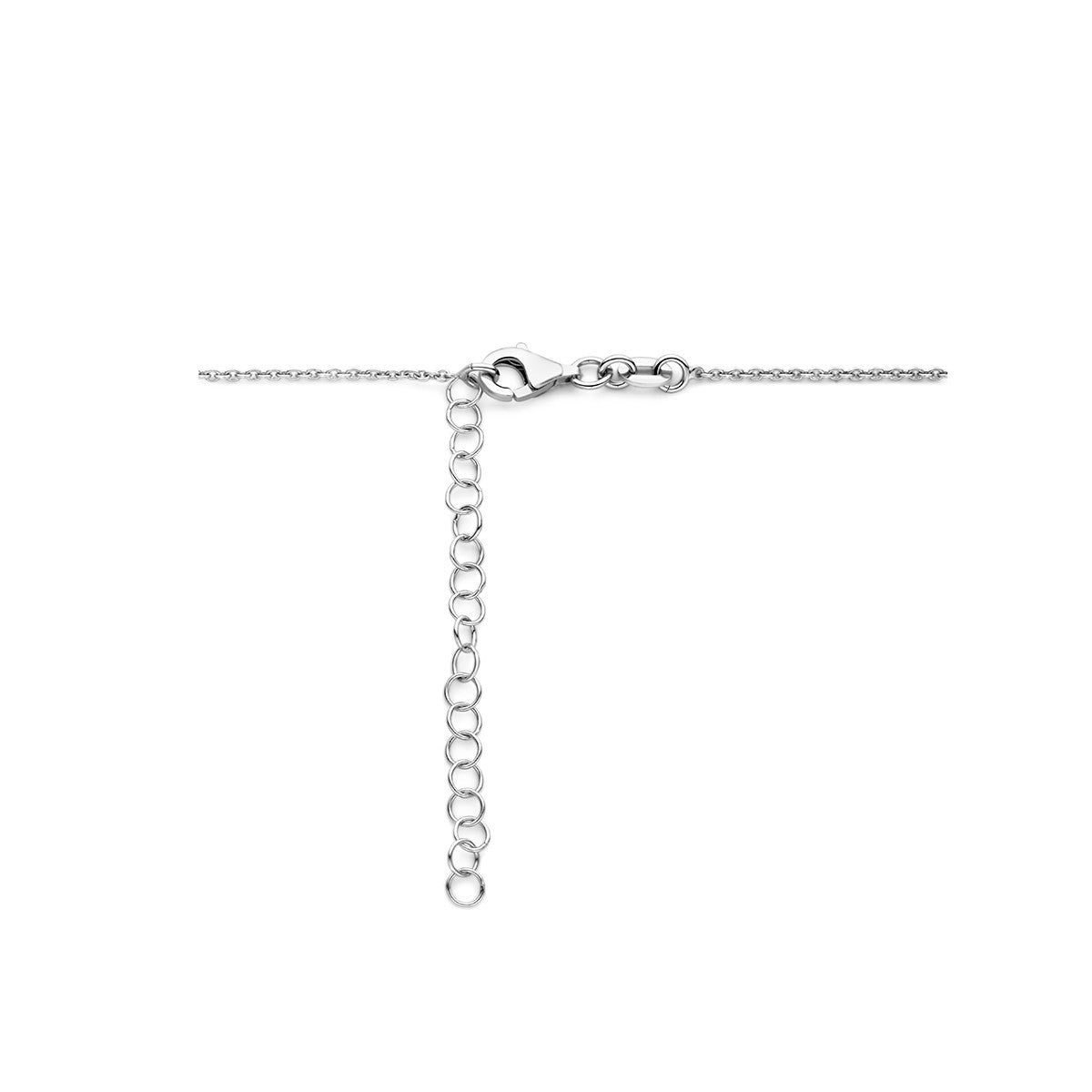 Fantasy Collection Collier hart 1,5 mm 42 + 5 cm zilver
