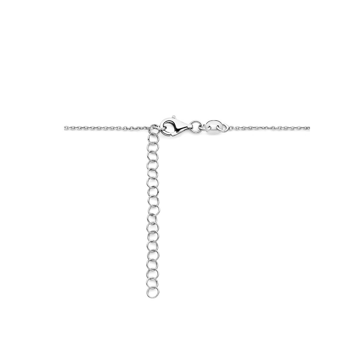 Fantasy Collection Collier hart 1,5 mm 40 + 5 cm zilver