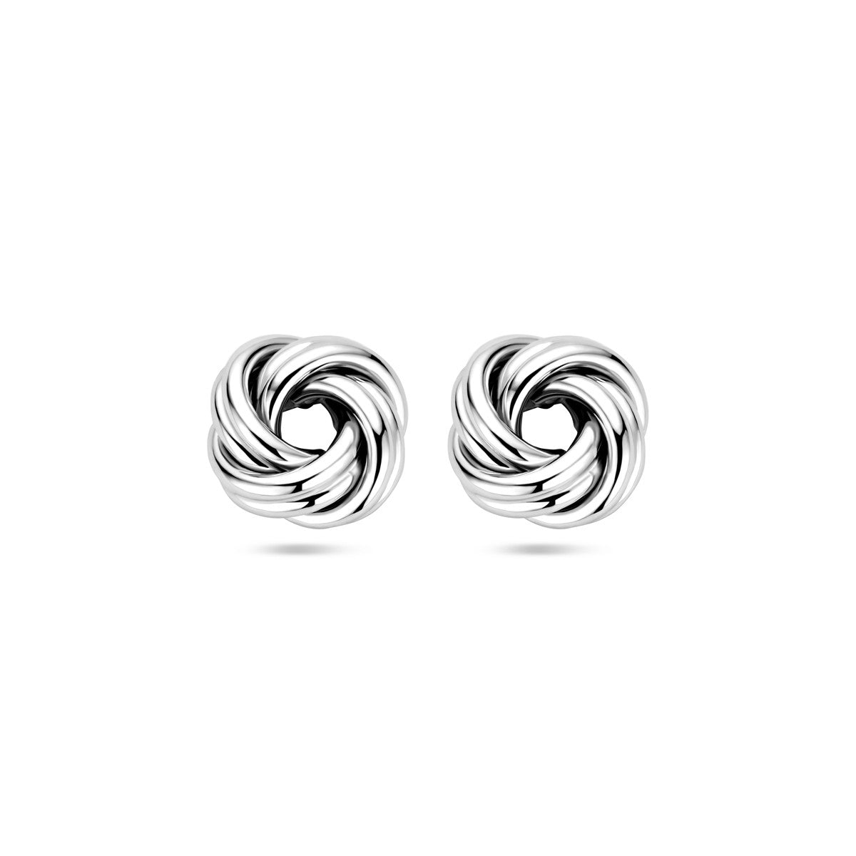 Fantasy Collection Oorbellen knoop zilver