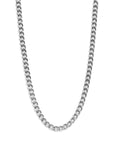 Zilver gerhodineerd collier gedraaid 7,5 mm 45 cm 1338439 - PansiteNederland.nl