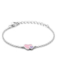 Zilver Gerhodineerd Armband Hartjes 11 + 3 Cm 1338474 - PansiteNederland.nl