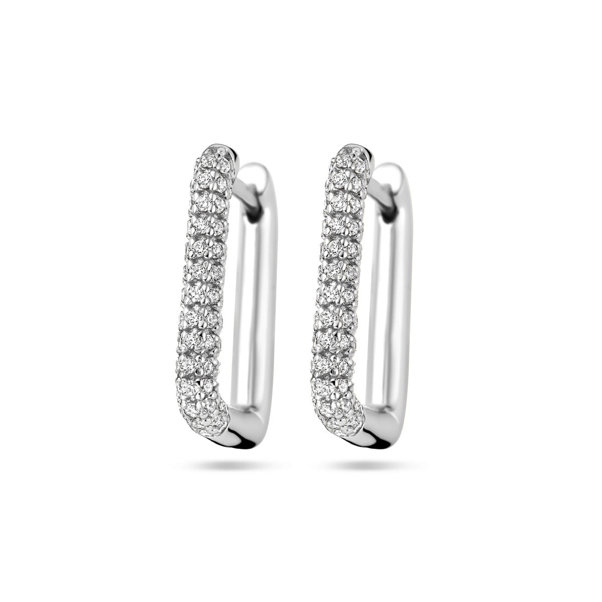 Fantasy Collection Oorbellen zirkonia zilver