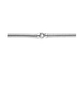 zilver gerhodineerd collier 8,0 mm 45 cm met groot springslot 1338608 - PansiteNederland.nl