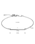 Zilver Gerhodineerd Graveerarmband Plaat 3,5 Mm 16 - 18 Cm 1338744 - PansiteNederland.nl