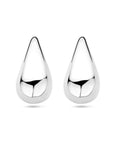 Zilver Gerhodineerd Oorknoppen Druppel 1338800 - PansiteNederland.nl