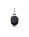 zilver gerhodineerd hanger onyx 1338820 - PansiteNederland.nl