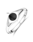 Gerhodineerd Zilver Ring Onyx 1338838 - PansiteNederland.nl