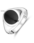 Gerhodineerd Zilver Ring Onyx 1338874 - PansiteNederland.nl
