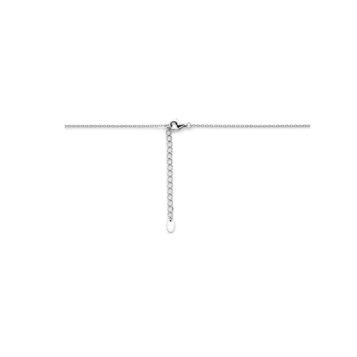 Fantasy Collection Collier zirkonia 42 + 3 cm zilver