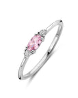 Gerhodineerd Zilver Ring Wit En Roze Met Zirkonia 1339063 - PansiteNederland.nl