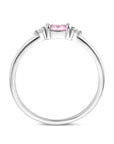 Gerhodineerd Zilver Ring Wit En Roze Met Zirkonia 1339063 - PansiteNederland.nl