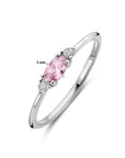 Gerhodineerd Zilver Ring Wit En Roze Met Zirkonia 1339063 - PansiteNederland.nl