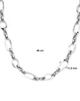 Zilveren ketting 11,5 mm 46 cm - 1339114 - PansiteNederland.nl